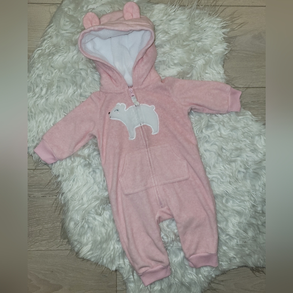 NWOT,  beautiful fleece Overall, 3m